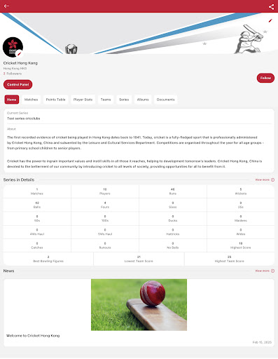 Cricket Hong Kong China