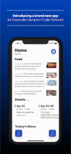 Android application Essexville-Hampton Schools screenshort
