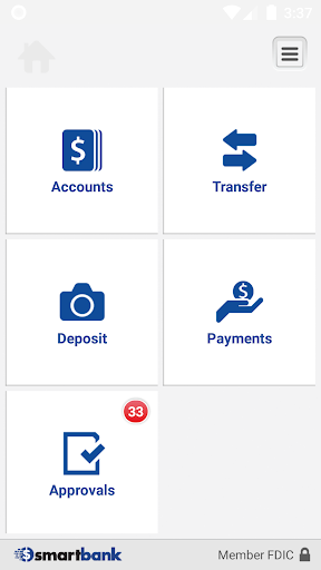 SmartBank-CSB Business Screen 3