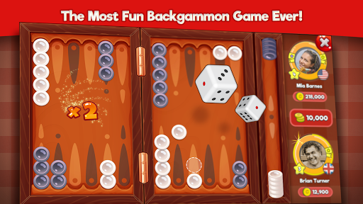 Backgammon Stars Board Game