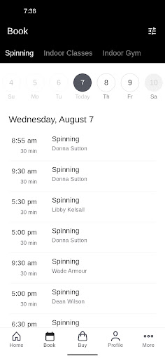 Screenshot of Elite Fitness               |