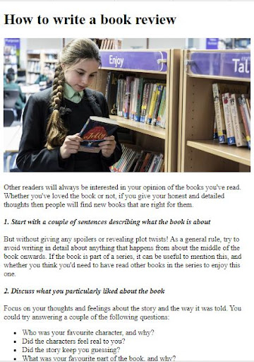 How to Analyze a Book Screen 3