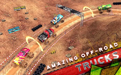 Monster Truck Racing Car Game
