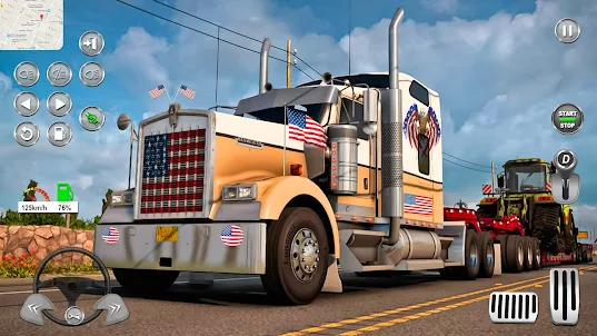 American Truck Cargo Driving