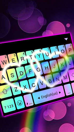 Android application Rainbow Love Fonts Keyboard screenshort