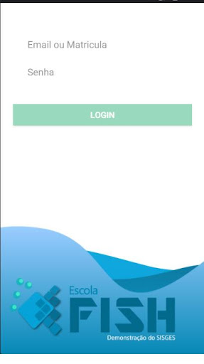 Android application EscolaFish Pais e Alunos screenshort