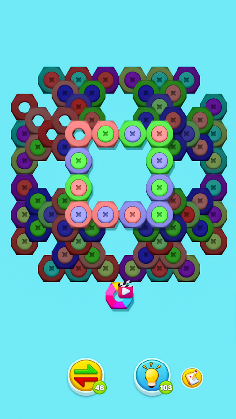 Nut n Bolt Sort: Color Puzzleのおすすめ画像2