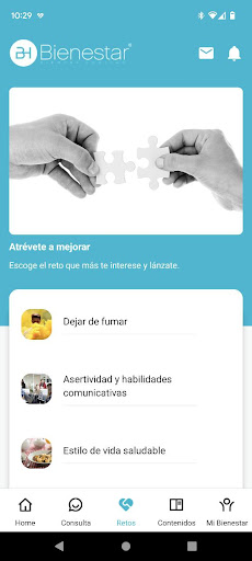 Android application BH Bienestar screenshort