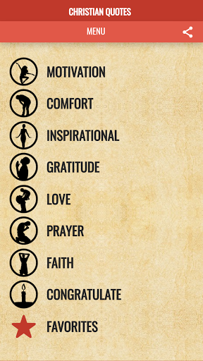 Android application Inspirational Christian Quotes screenshort