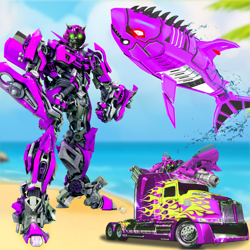 Robot Shark Transform City logo