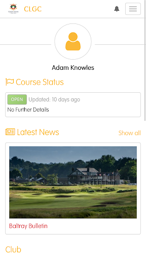 County Louth Golf Club Screen 2