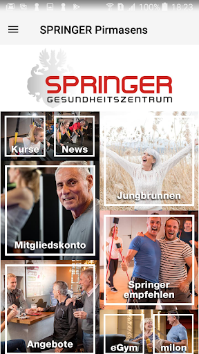 SPRINGER Gesundheitszentrum Screen 2