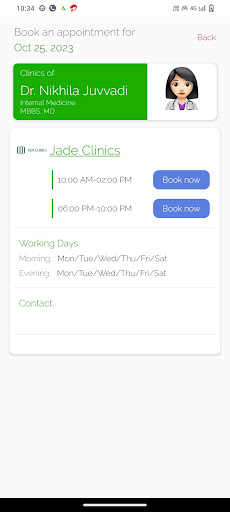 Jade Clinics Screen 3