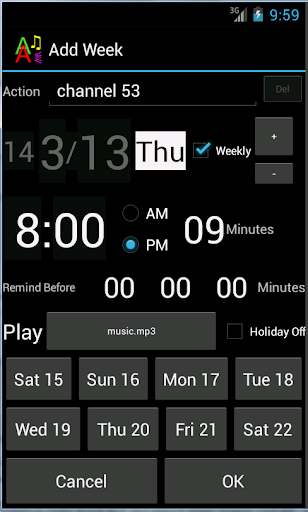 AndAlarm - Better Alarm Screen 3