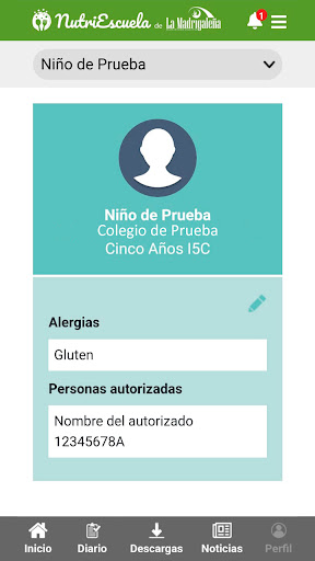 NutriEscuela Screen 3