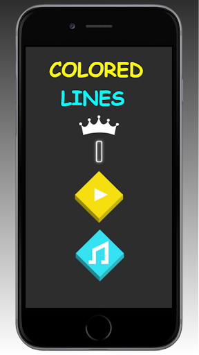 Android application Colored Lines screenshort
