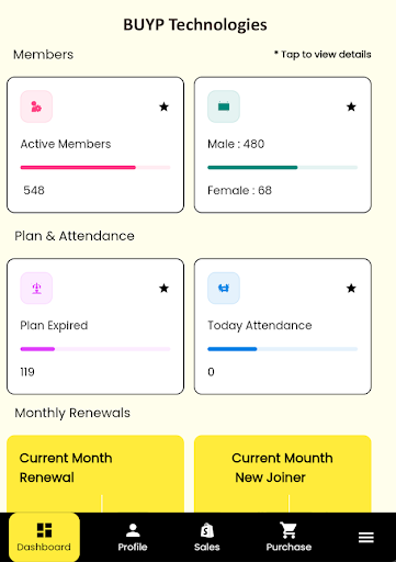 Buyp Gym Management Screenshot 2 - AppWisp.com