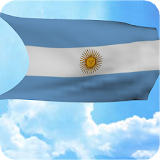 3D Argentina Flag Wallpaper icon
