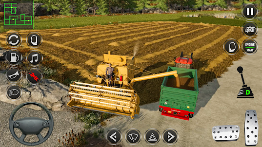 agricultura indiana: trator 3d