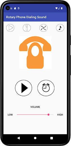 Android application Rotary Phone Dialing Sound screenshort