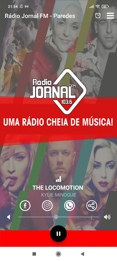 Android application Rádio Jornal FM - Paredes screenshort