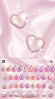 screenshot of Pink Pearl Hearts Theme