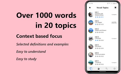 IELTS Vocabulary Flashcards by Screen 2