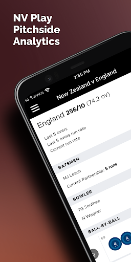 Android application NV Play Pitchside Analytics screenshort