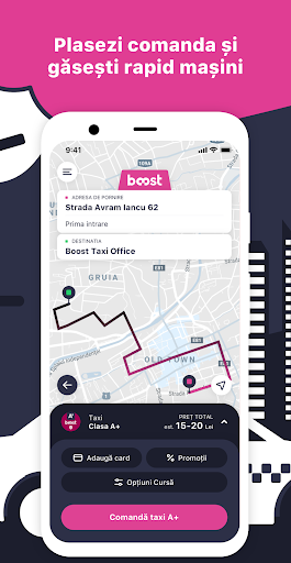 Boost Taxi Cluj Screen 2