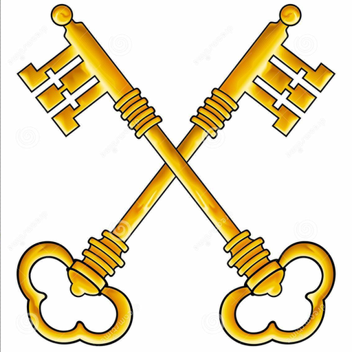 The cross keys logo