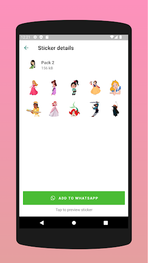 Princess Stickers Screenshot
