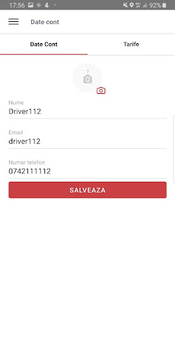 Taxi TTX Sofer Screen 2