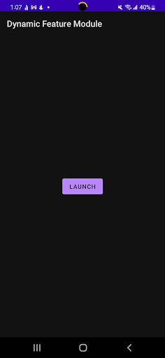 Android application Dynamic Feature Demo screenshort