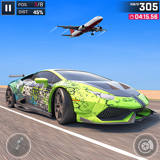 Crazy Car Racing Games 3D  Icon