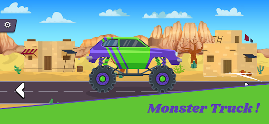 Monster Truck Car Wash Games