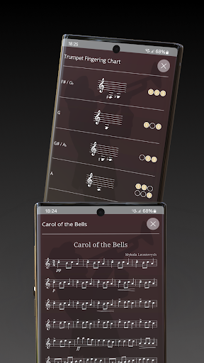 Screenshot of Trumpet Fingering Chart