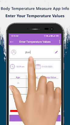 Body Temperature Measure App Infoのおすすめ画像2
