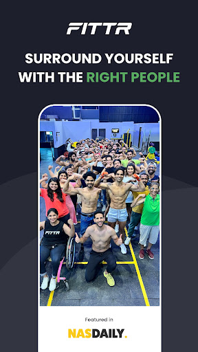 Android application Fittr Health & Fitness Coach screenshort