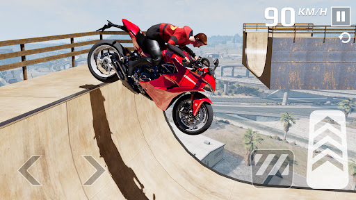GT Moto Stunts 3D: Moto Games