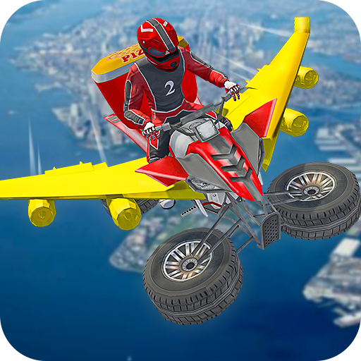 Pizza Delivery Games on Bike logo