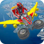 Cover Image of Download Flying ATV Bike Pizza Delivery  APK