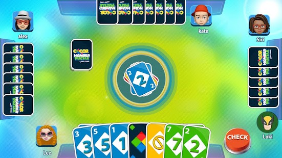 Color & Number - Card Game Screenshot
