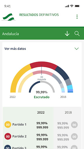 19J Elecciones Andalucía 2022 Screen 3