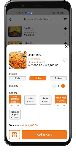 Food Galaxy Screen 2