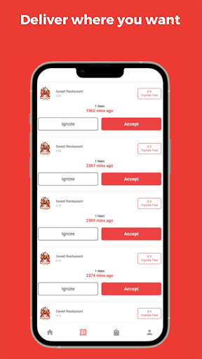 Instaserve Rider Screen 2