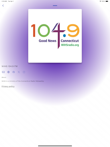WIHS Radio Screenshot 4 - AppWisp.com