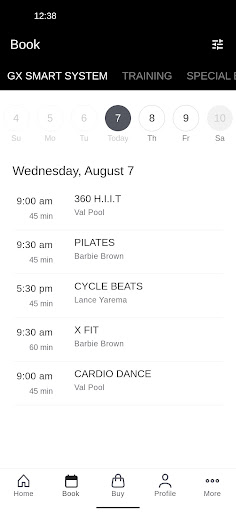 360 Fitness - Tyler Screen 2