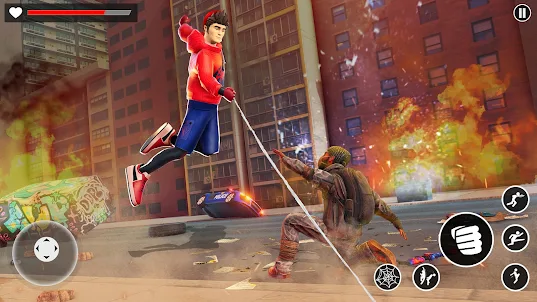 Spider Rope Hero Crime Fighter