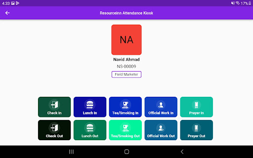 Resourceinn Kiosk Screen 3