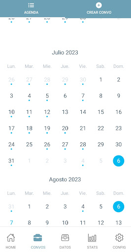 Android application DUB Agenda screenshort